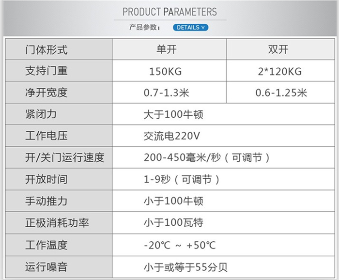 嘉鑫自动门ES-90感应门自动门机组自动平移门玻璃门轨道 自动移门